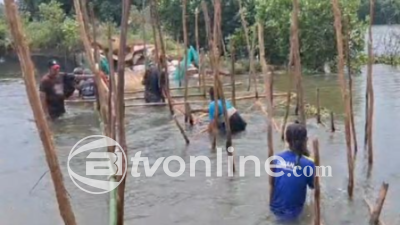 Tanggul Darurat Sungai Bremi Jebol, Banjir Rendam Dua Desa dan Satu Kelurahan di Pekalongan