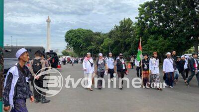 Ribuan Peserta Reuni 212 Mulai Membubarkan Diri, Lalu Lintas di Monas Ramai dan Padat