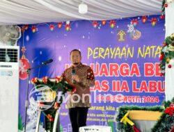 Kanwil Kemenkumham Sumut Gelar Natal Berkesan di Lapas Labuhan Ruku