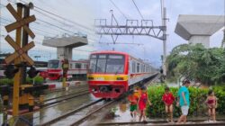 KAI Tinggikan Rel Kereta di Depan JIS untuk Antisipasi Banjir Rob