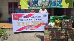 Jum’at dan Sabtu Berkah Sat Resnarkoba Polres Batu Bara, Berikan Sembako dan Pesan Kamtibmas kepada Panti Asuhan Athohiriah Bersaudara